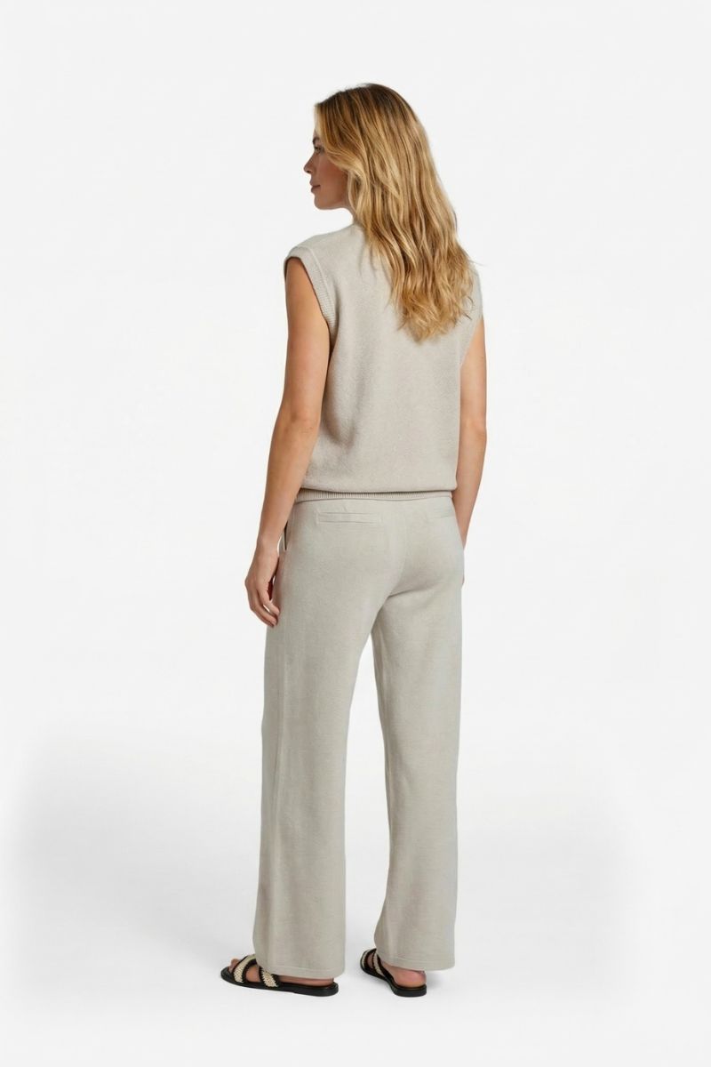 C&S Kerstin Gilet Sand – Tijdloos | Feliz